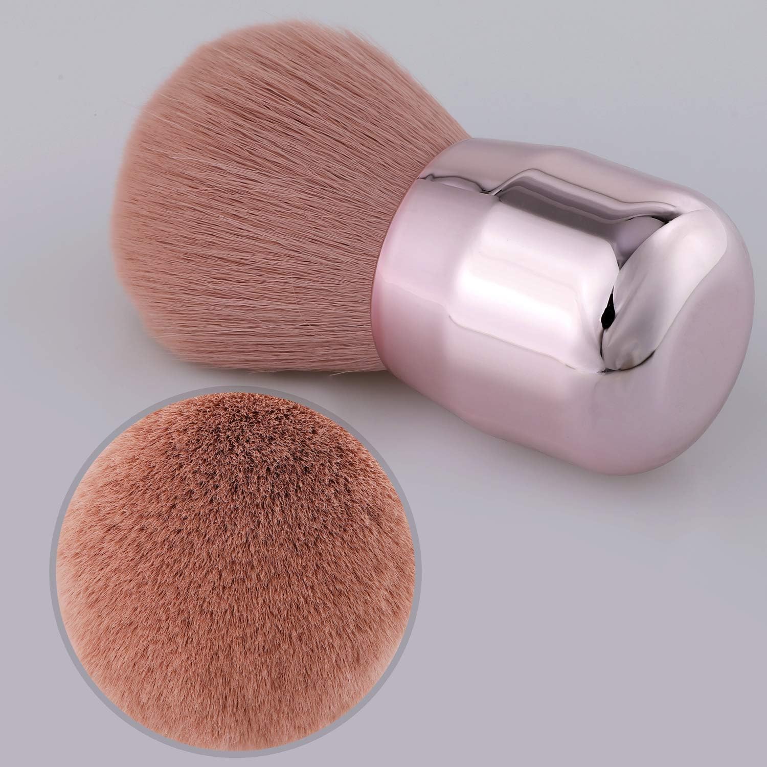 Mwoot nail art Dust Brush Remover Cleaner per acrilico gel UV, unghie polvere strass trucco fondazione (Rosa)