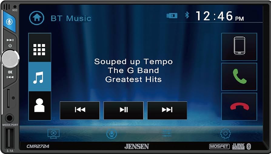 Amazon.com: JENSEN CMR2724 7-inch LED Digital Media Touch Screen