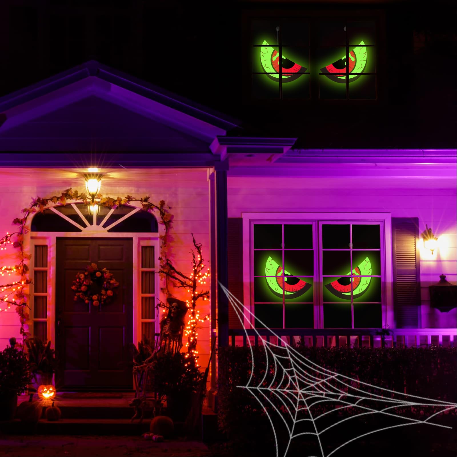 Glowing Eyes in the Bushes