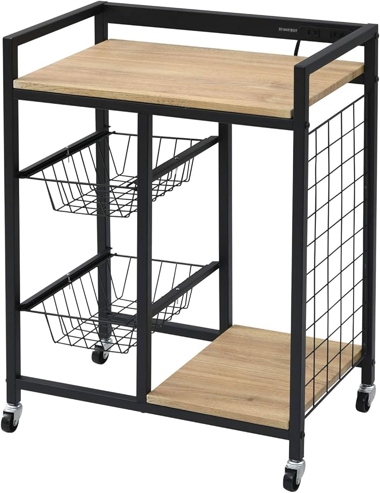 Amazon.co.jp: 山善(YAMAZEN) キッチンワゴン オーク 幅56×奥行36×高さ Amazon.co.jp: 山善(YAMAZEN) キッチンワゴン オーク 幅56×奥行36×高さ