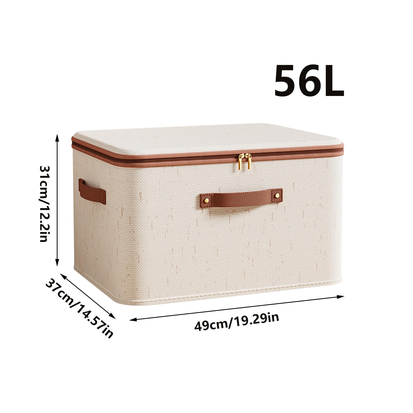Scatola portaoggetti in tessuto Scatole Contenitori Traspiranti con Grande | Organizzatori e Contenitori per Abiti per Casa, Soggiorno, Camera da , Dormitorio, Viaggi, Campeggio, Panni, A