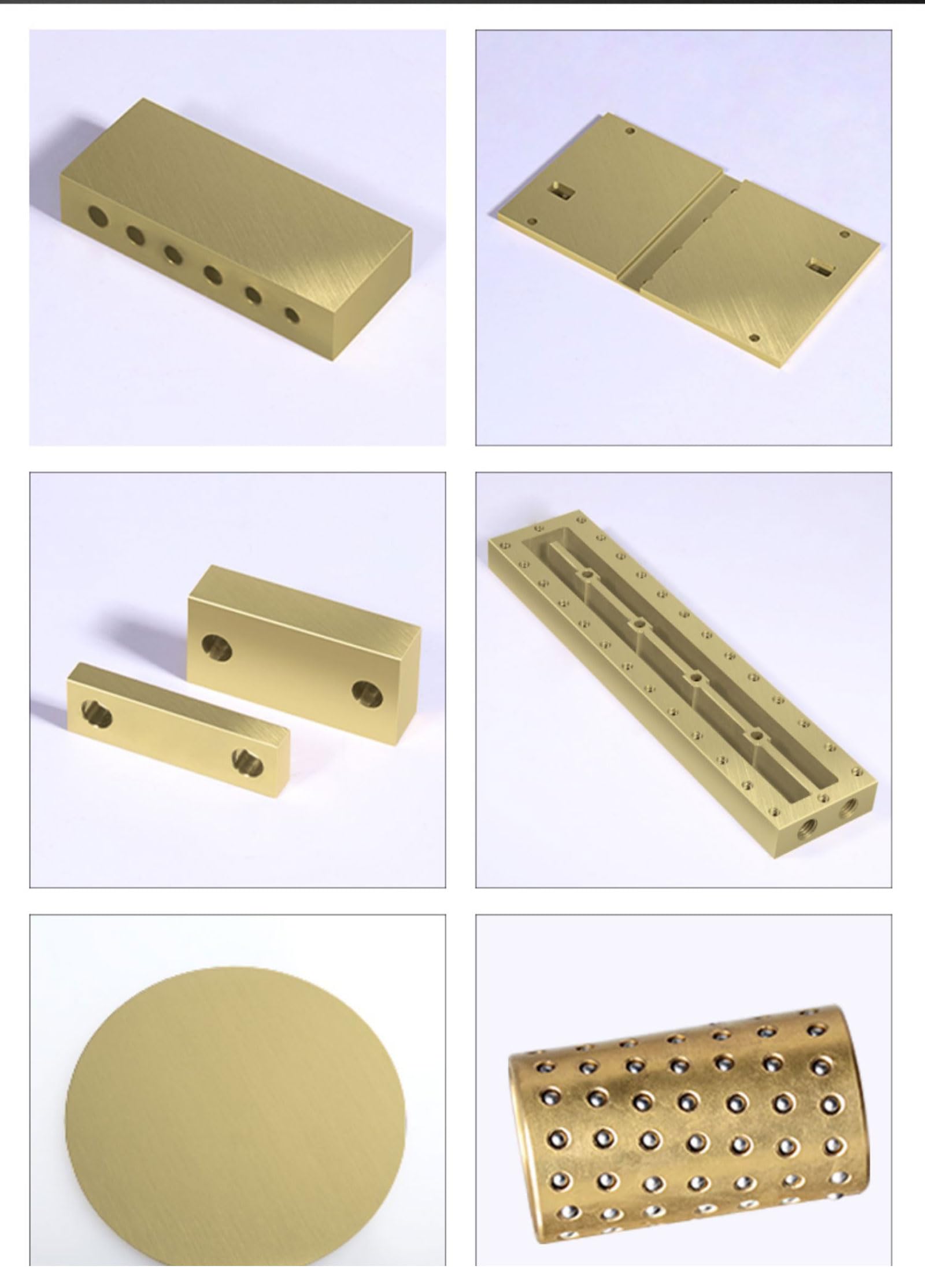 Barra piatta in ottone, piastre in ottone spesse 6-9 mm e lunghe 500 mm, materiale in ottone for la fabbricazione elettrica, lavorazione CNC, ferramenta nautica, fai da te, taglio di precisione(6mm*75