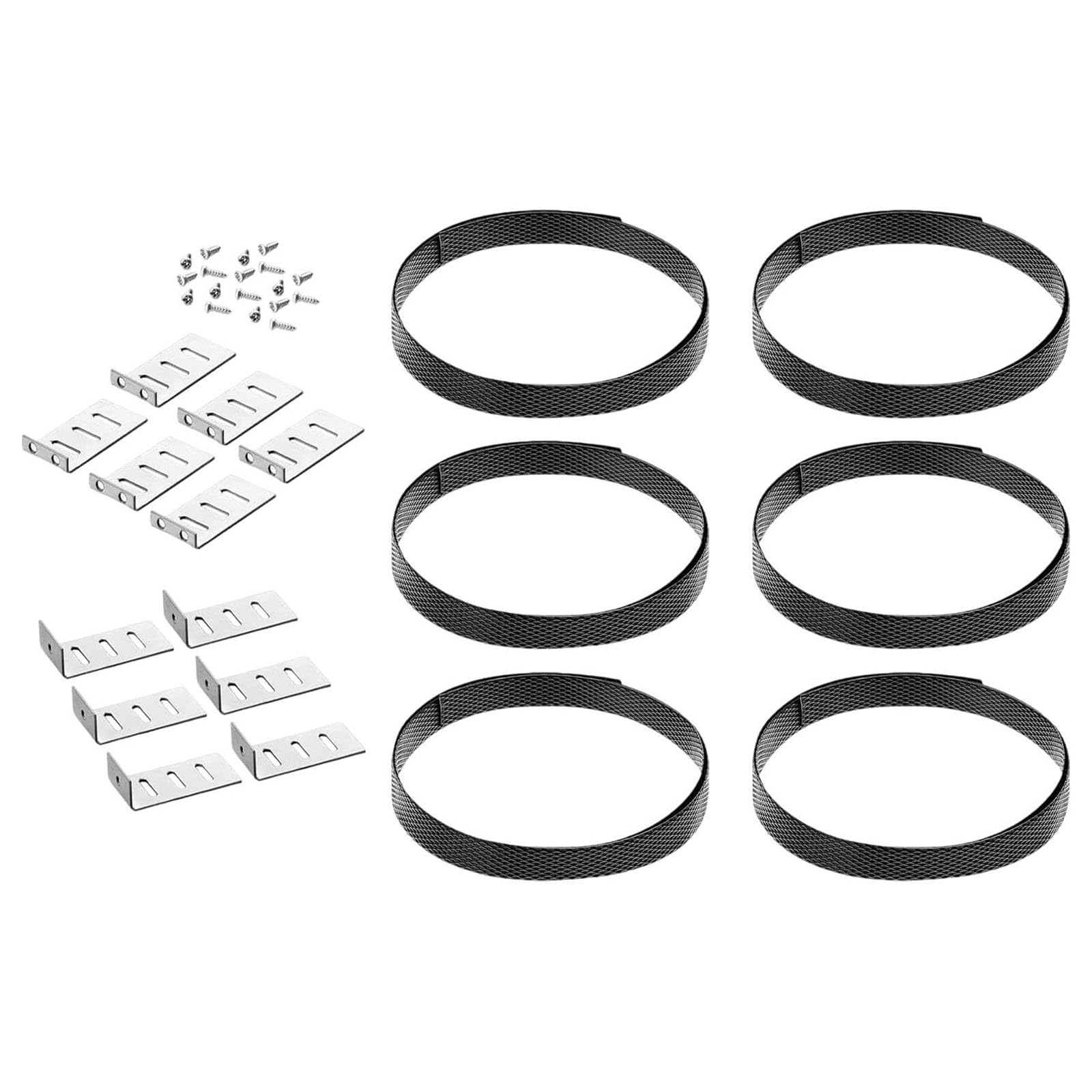 Compact Drawer Reinforcement Brackets and Straps Cabinet Drawer Slide Repair Components Hardware Kitchen Fix Set Rustproof