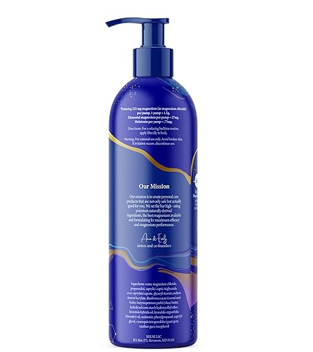 Miniatura 2 de nfuse Loción para dormir de magnesio + melatonina, loción para dormir con aceites esenciales de lavanda | Relajación profunda y sueño (8 onzas)