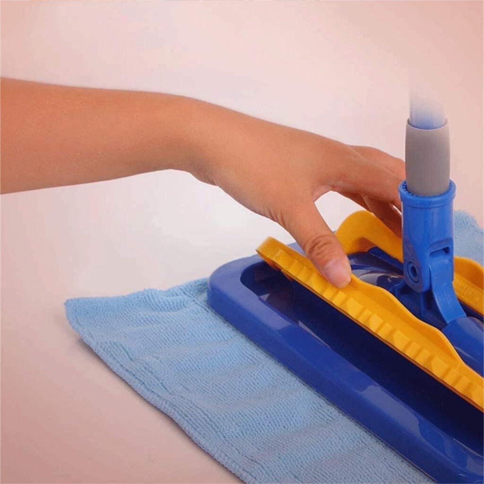 Fregona Fregona para Pisos De Madera Dura, Mango Acero Inoxidable Y Extensión para Cocinas Domésticas Todas Las Superficies Piso Limpieza Suelo