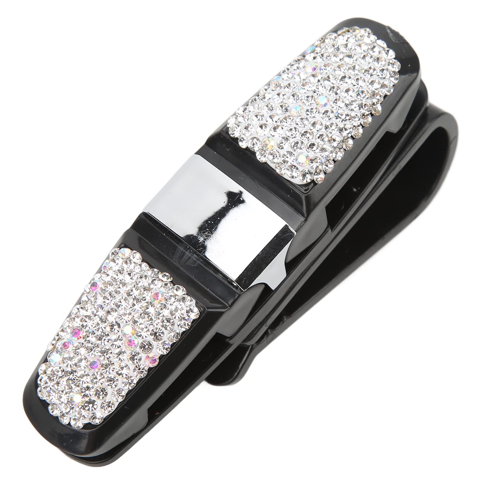 Zonnebrilhouder voor de auto, zonnebrilhouder met dubbele clip