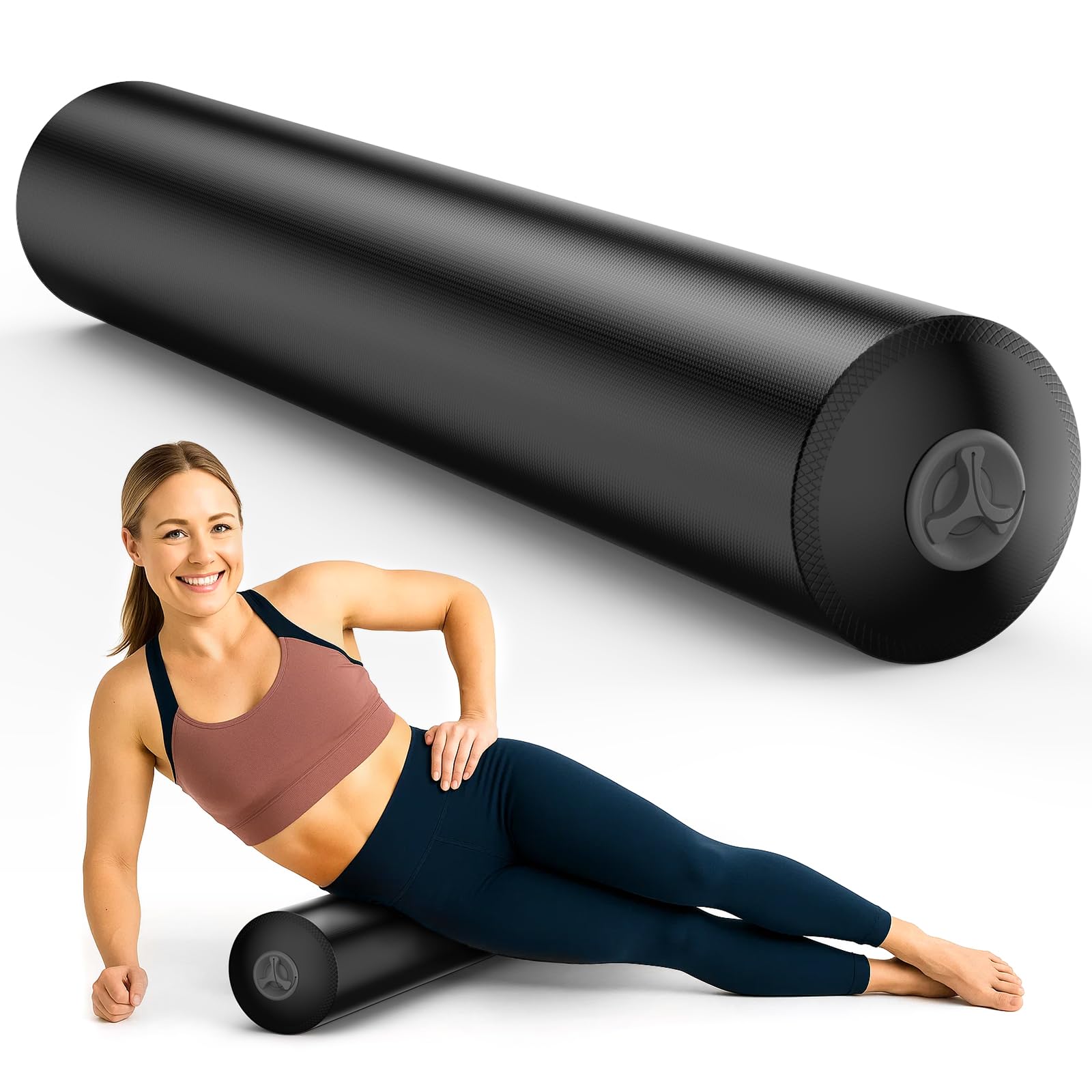 Inflatable Foam Roller for Physical Therapy, Back Pain, Muscle Massage,  Deep Tissue and Leg Stretch, Back Roller with Adjustable Firmness for Travel
