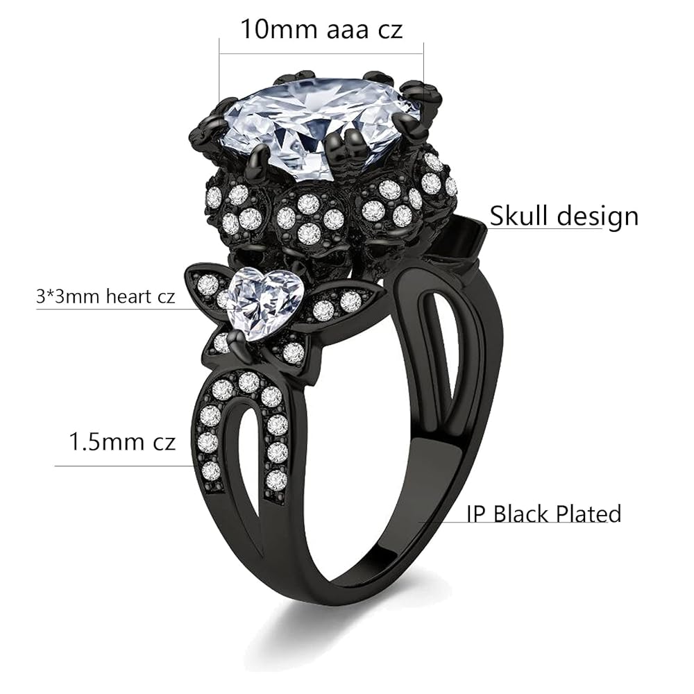 アクセサリー black ring plus + minus men's Black Plated STAINLESS STEEL RING with Accent Band, size 11