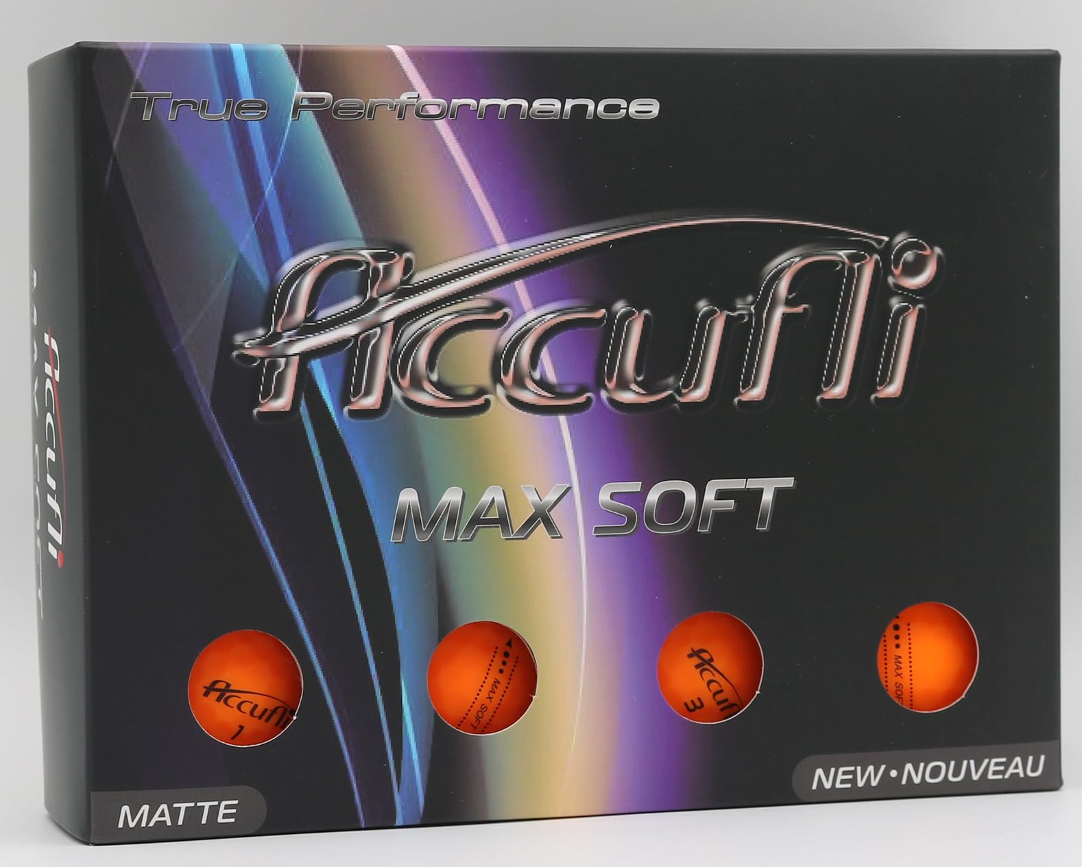 ACCUFLI Max Soft Matte Golf Balls
