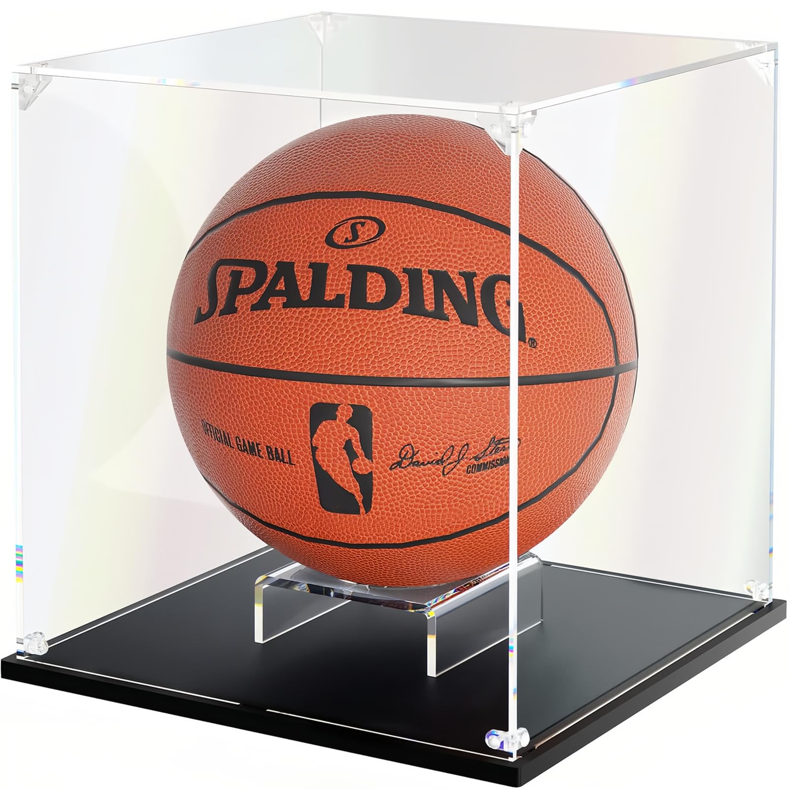 Acrylic Clear Display Case with Black Base