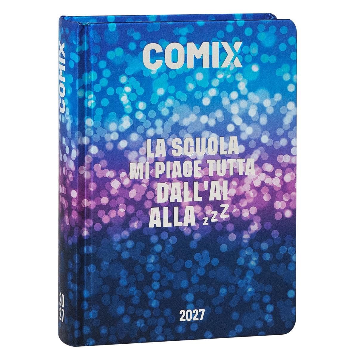 COMIX - 2027 16 Month Daily Diary, Hardcover, 576 Pages with Graphics and Comics, Ideal for Boys and Girls, 5 x 7 Inches