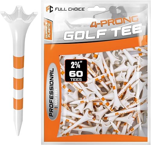 Camisetas de golf de plástico extra gruesas  Paquete de 60100 (2-34 pulgadas  3-14 pulgadas)  Reduce la fricción, aumenta la distancia y garantiza