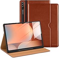 Vista 1 de DTTO Funda de piel prémium con soporte para Samsung Galaxy Tab S10 Ultra / S9 Ultra / S8 Ultra 2024/2023/2022, con soporte para bolígrafo S