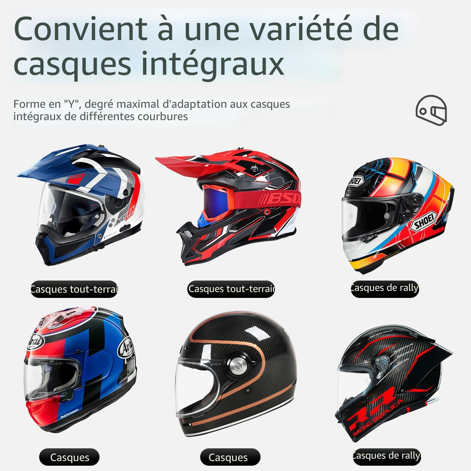 Support Pour Casque Front GoPro "Helmet Front Mount" Pour Caméra GoPro HERO