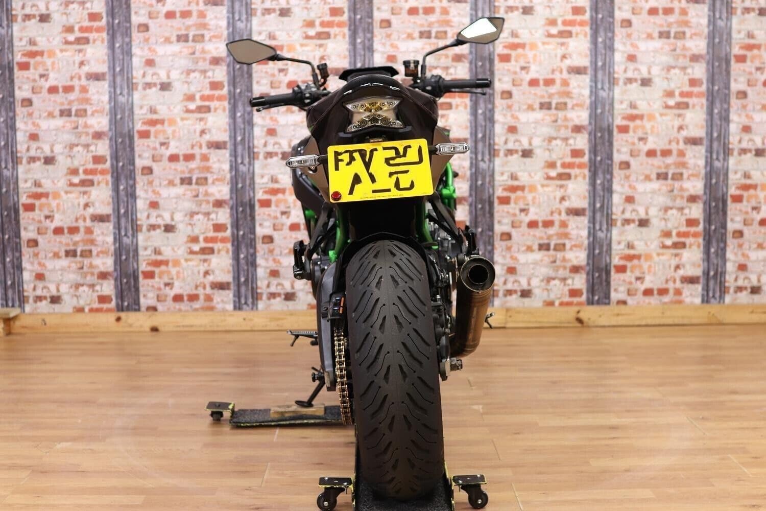 Kawasaki Z H2 Tail Tidy. Fender Eliminator with LED Indicators