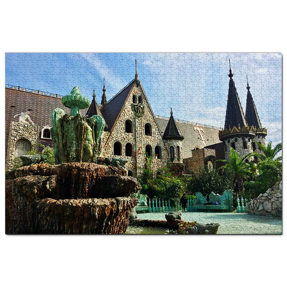 Bulgaria Castle Bulgaria Palace Puzzle 1000 Piece Puzzle Adult Game Graphic Travel Souvenir 26x38CM