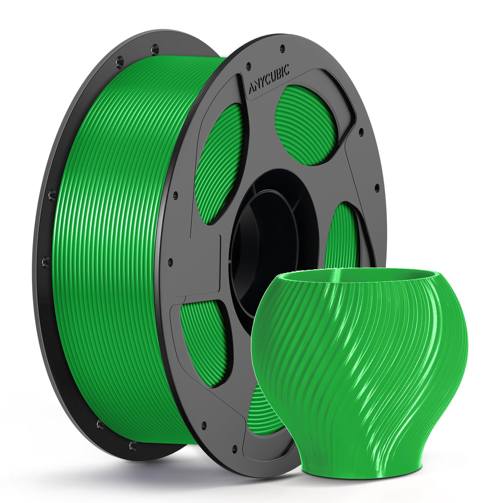 ANYCUBIC PETG Filament 1.75mm, 1KG Reusable Spool, Green