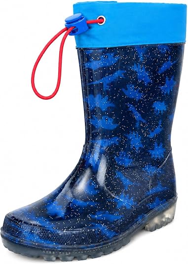 YAAMOO Bottes de pluie tendance pour enfants avec motifs exclusifs et semelle confort