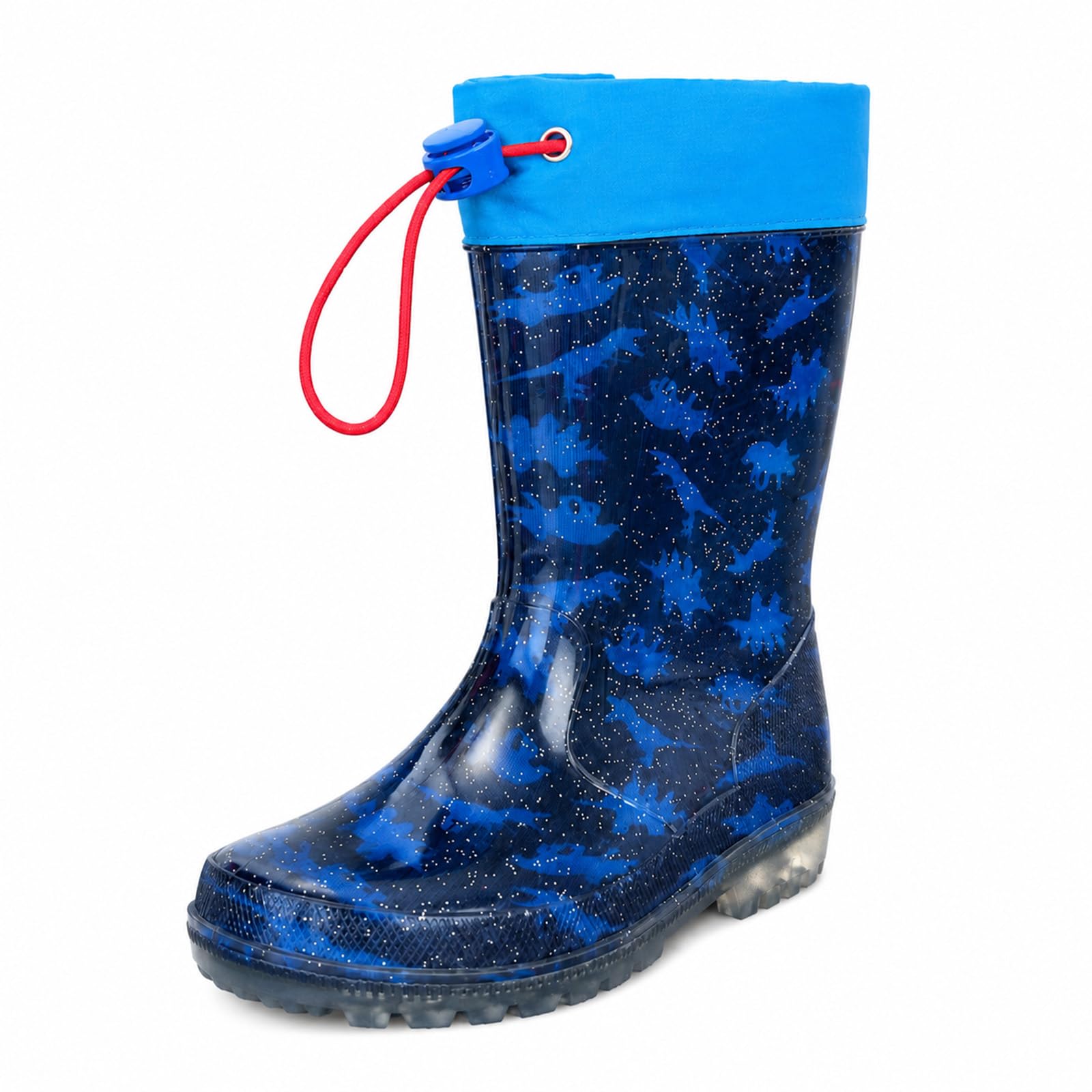Bottes De Pluie Enfant, Bottes Caoutchouc Enfant Garçon Et Fille Imperméables Avec Semelle Antidérapante,26-34