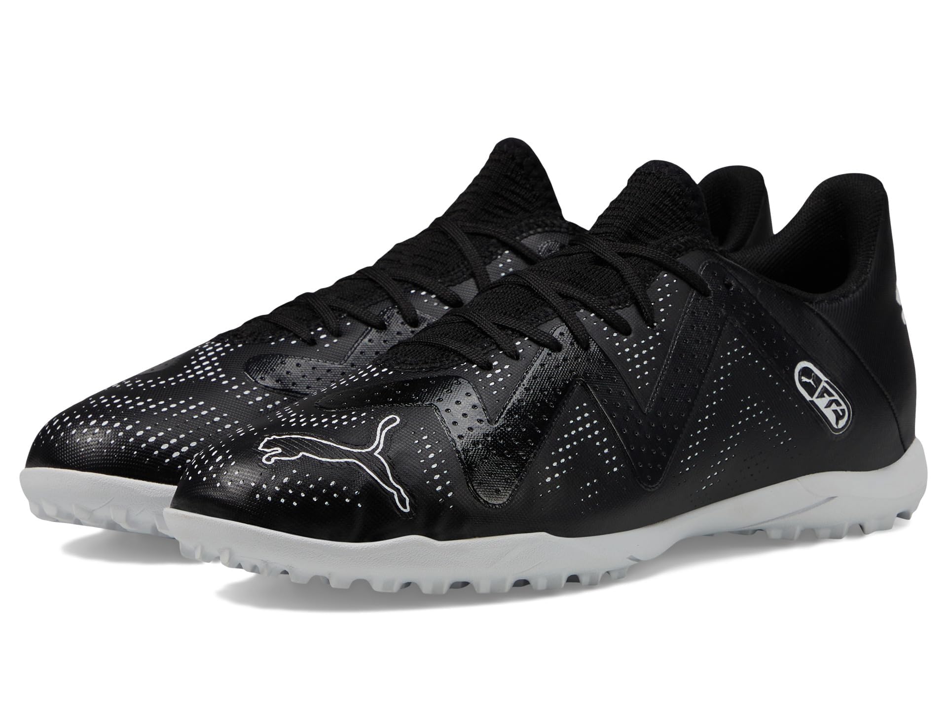 PUMA Future Play Turf Training Soccer Cleats Black White 7 D (M)
