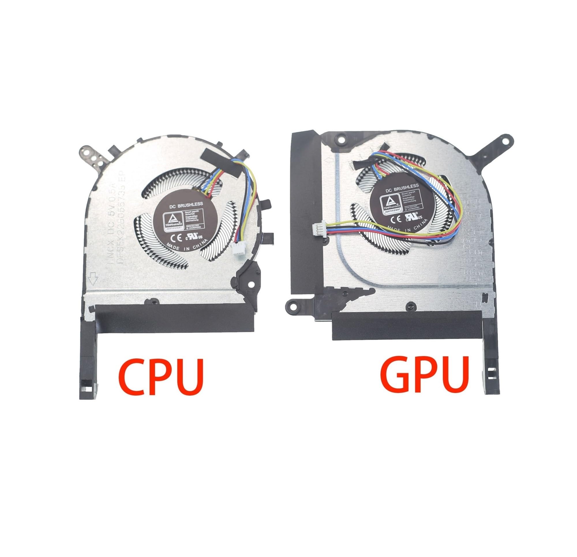 Ventola Di Raffreddamento CPU/GPU, Compatibile Con ASUS, 2021 TUF Gaming A15 FA506Q FA506QR FA506QM F15 FX506H FX506HM FX506HCB 13NR0600T05011(GPU Fan)