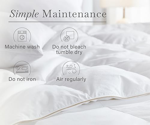 Miniatura 6 de Edredón blanco para todas las estaciones de lujo