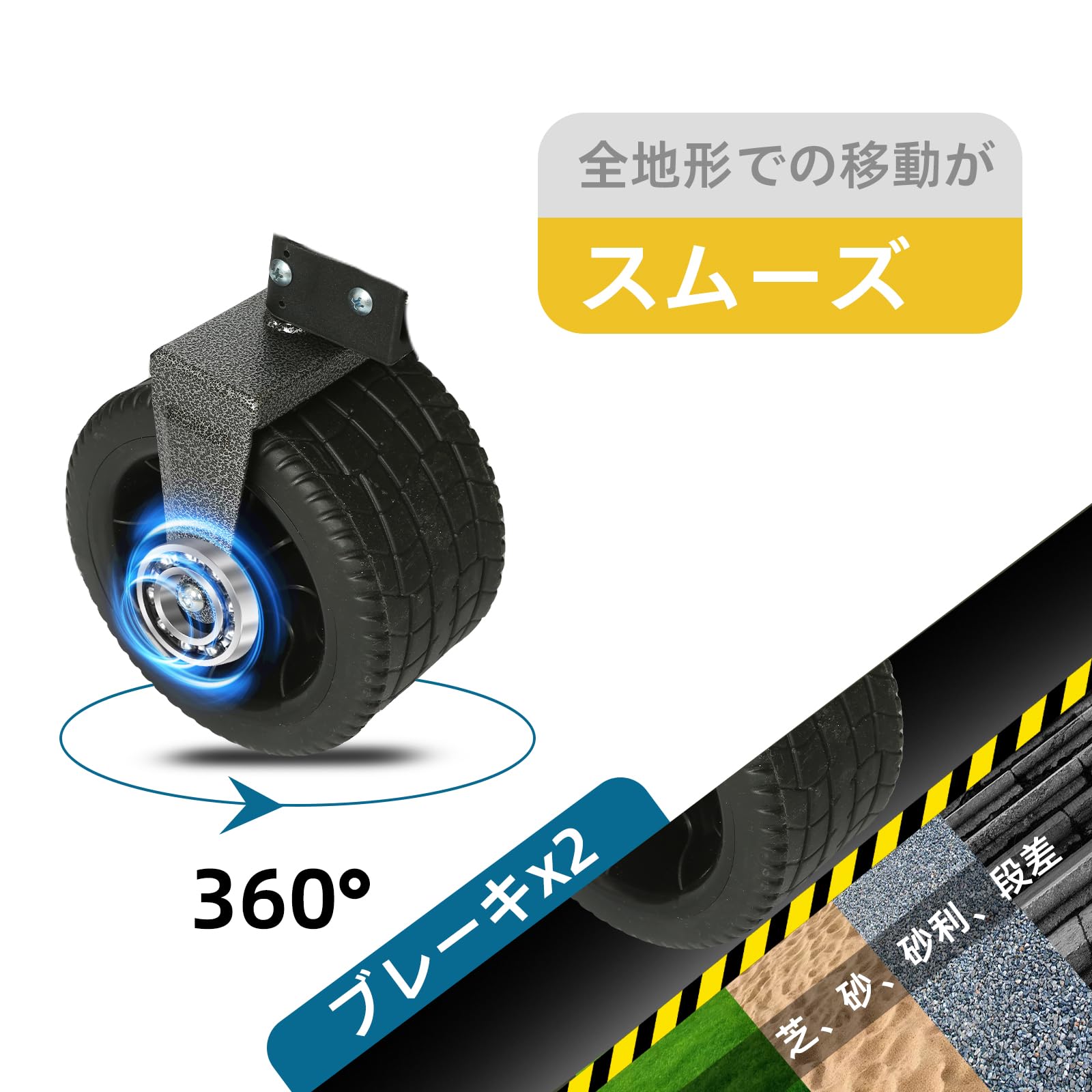 Amazon.co.jp: ROCK CLOUD キャリーワゴン 折りたたみ式 キャリー