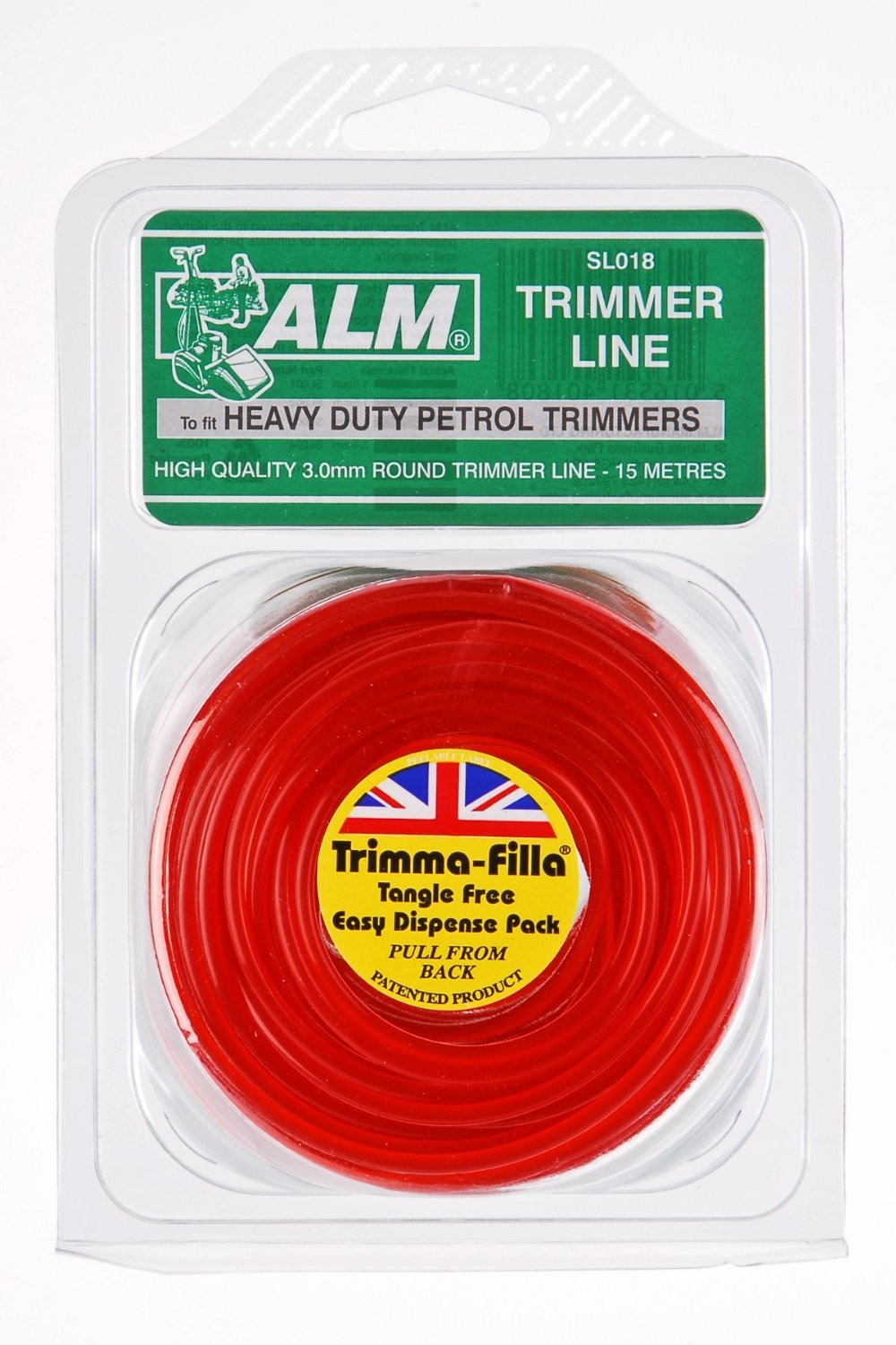 2 x ALM SL018 strimmer cutting line 3.0mm x 15m to fit all heavy duty petrol trimmers