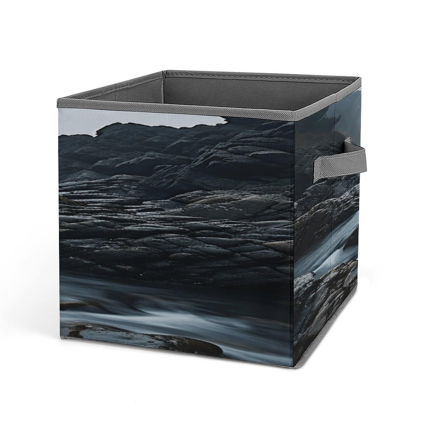 Fekiloot Style Foggy Rocks In Water Storage Bins Storage Baskets