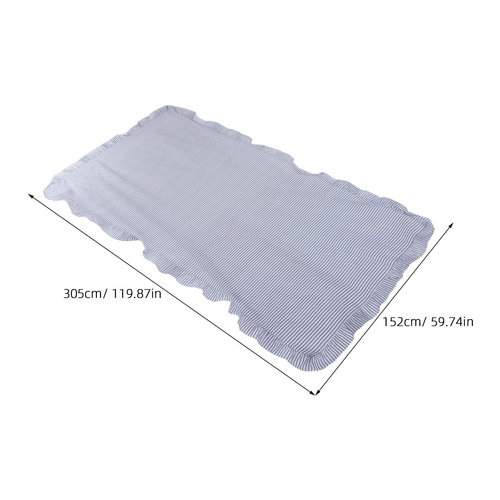 Operitacx Nappe de Style Champêtre Rectangulaire 60x120 Pouces en Coton