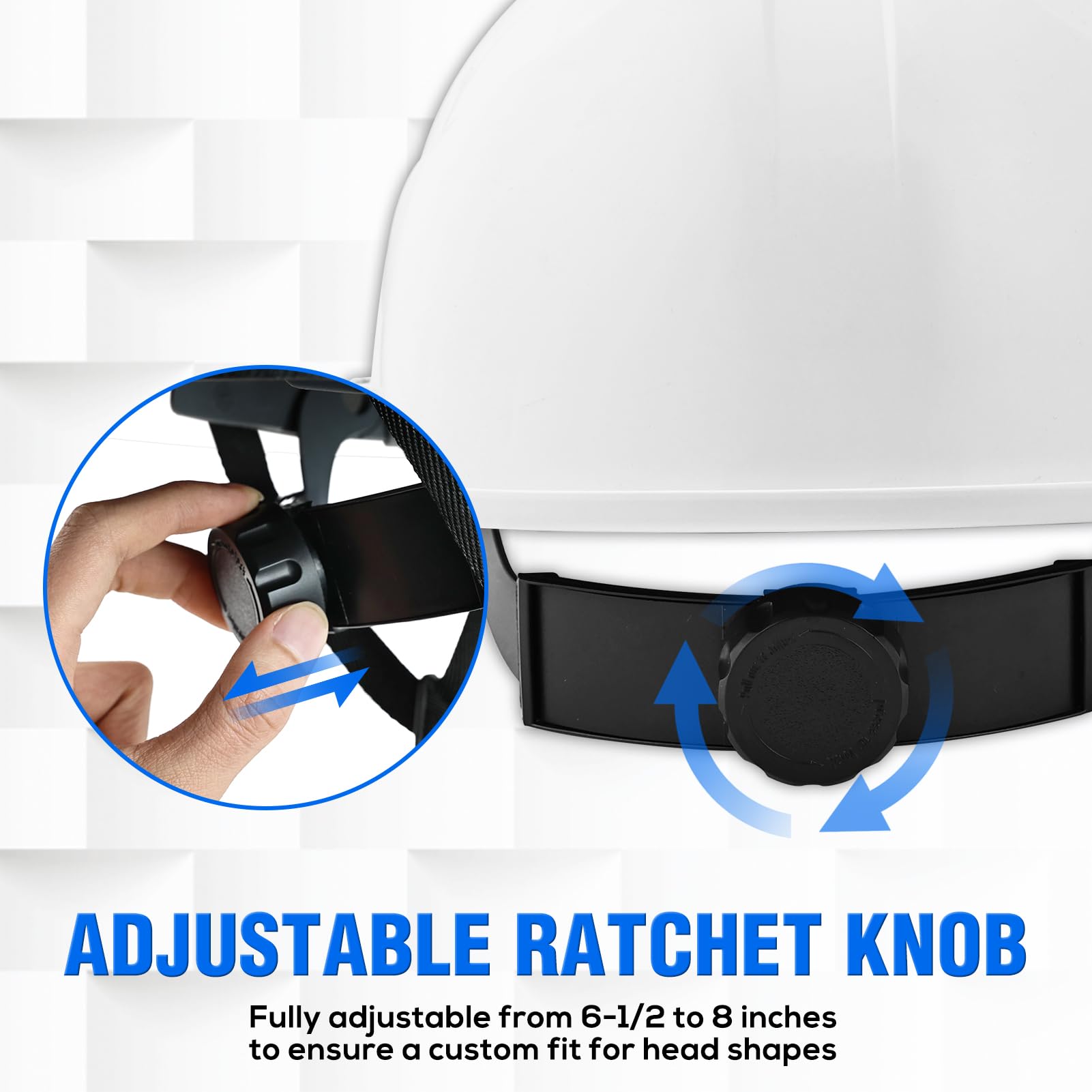 Casco duro estilo gorra, tipo I, clase G&C, aprobado por la OSHA, casco de construcción, suspensión de trinquete de 6 puntos, casco de seguridad de construcción para hombres y mujeres