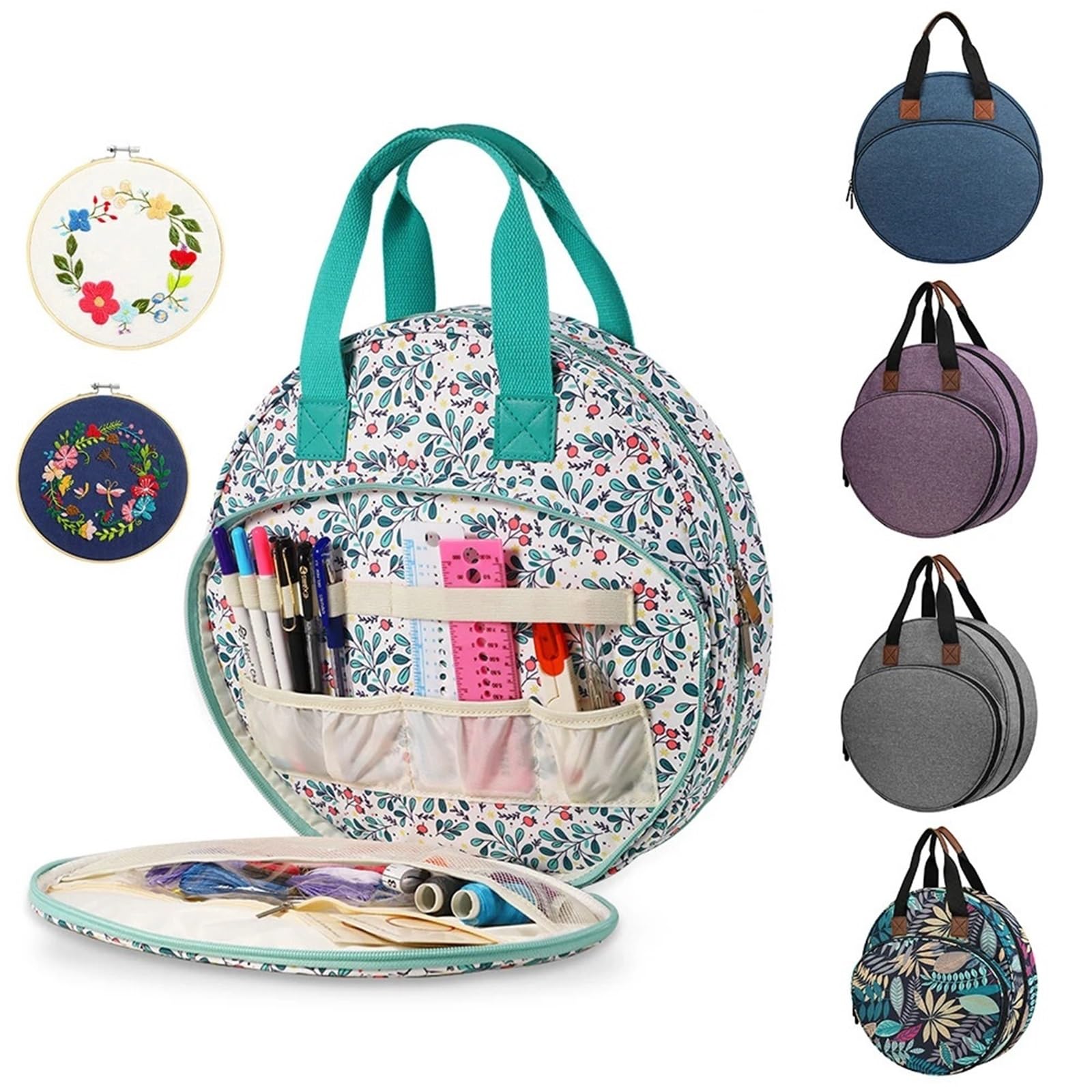 Sac Crochet Tricot Sac Organisateur de Broderie