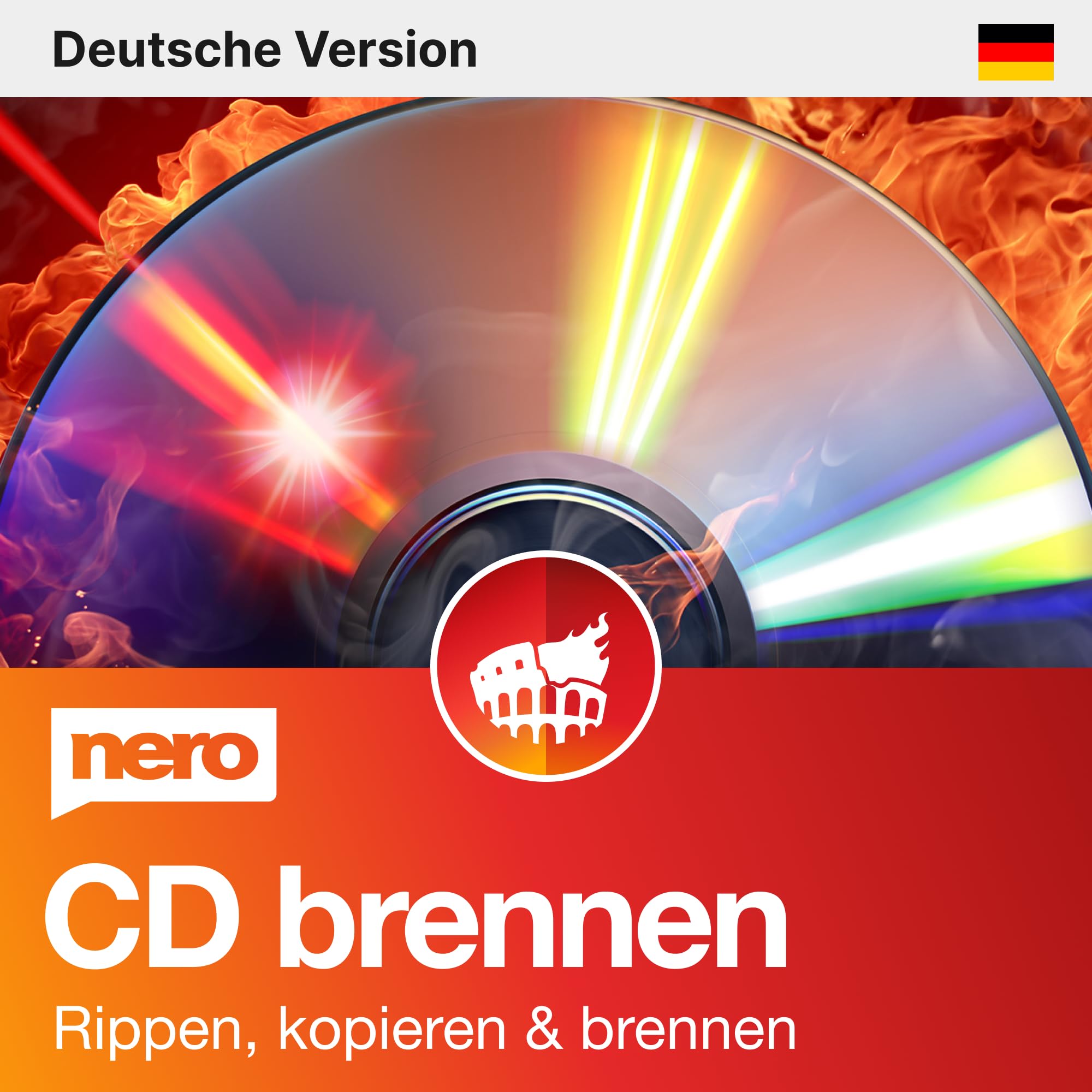 Nero CD Brennen und CD Kopieren | Nero Burning ROM 2026 | Brennprogramm | CD Brenner Software | Brennen - Kopieren - Sichern | Unlimitierte Lizenz | 1 PC | Windows 11 / 10 / 8 / 7