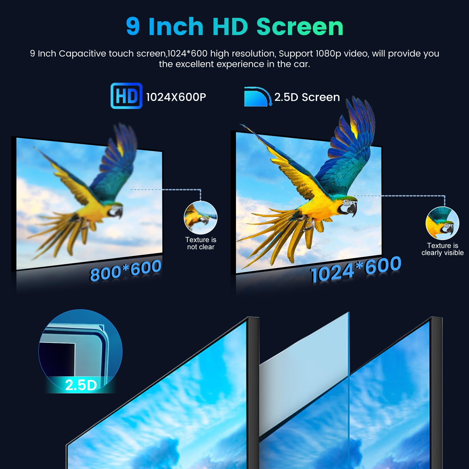 [2+64G] Android 13 Car Estereo para Mercedes Benz Sprinter W906 W245 W169 W639 B200 Viano Vito 2006-2011 - 9 Pulgadas de Pantalla Táctil DSP Audio con Carplay Inalámbrica y Android Auto