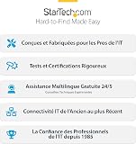 StarTech.com Câble Ethernet CAT8 Blanc de 15m, RJ45 Snagless, 25G/40G, 2000MHz, 100W PoE++, S/FTP, Fil de Cuivre Pur 26AWG, LSZH, Cordon de Raccordement Réseau Blindé avec Serre-Câble - 7
