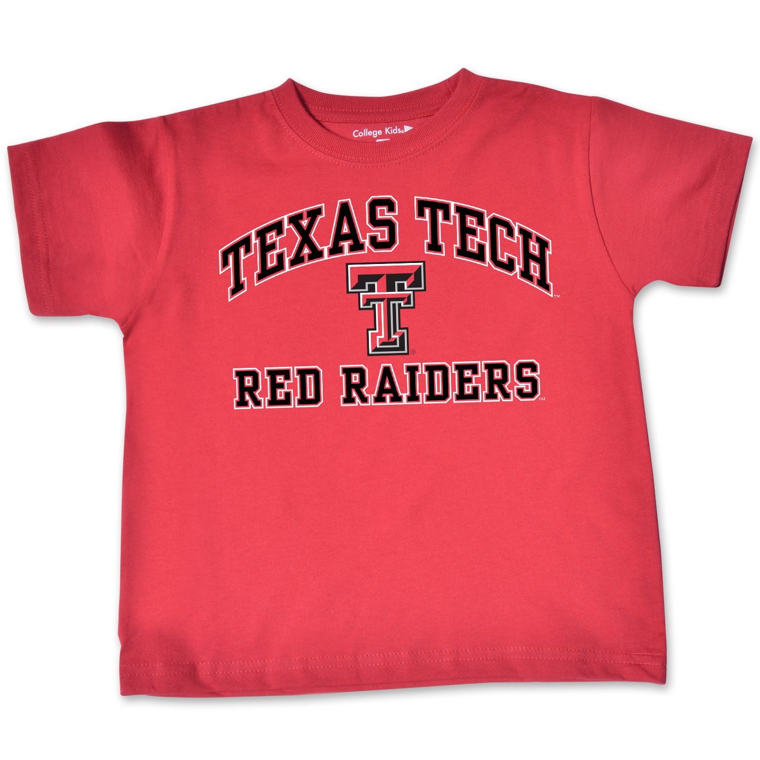 NCAA Texas Tech Red Raiders Toddler Short Sleeve Tee, 4 Toddler, Red