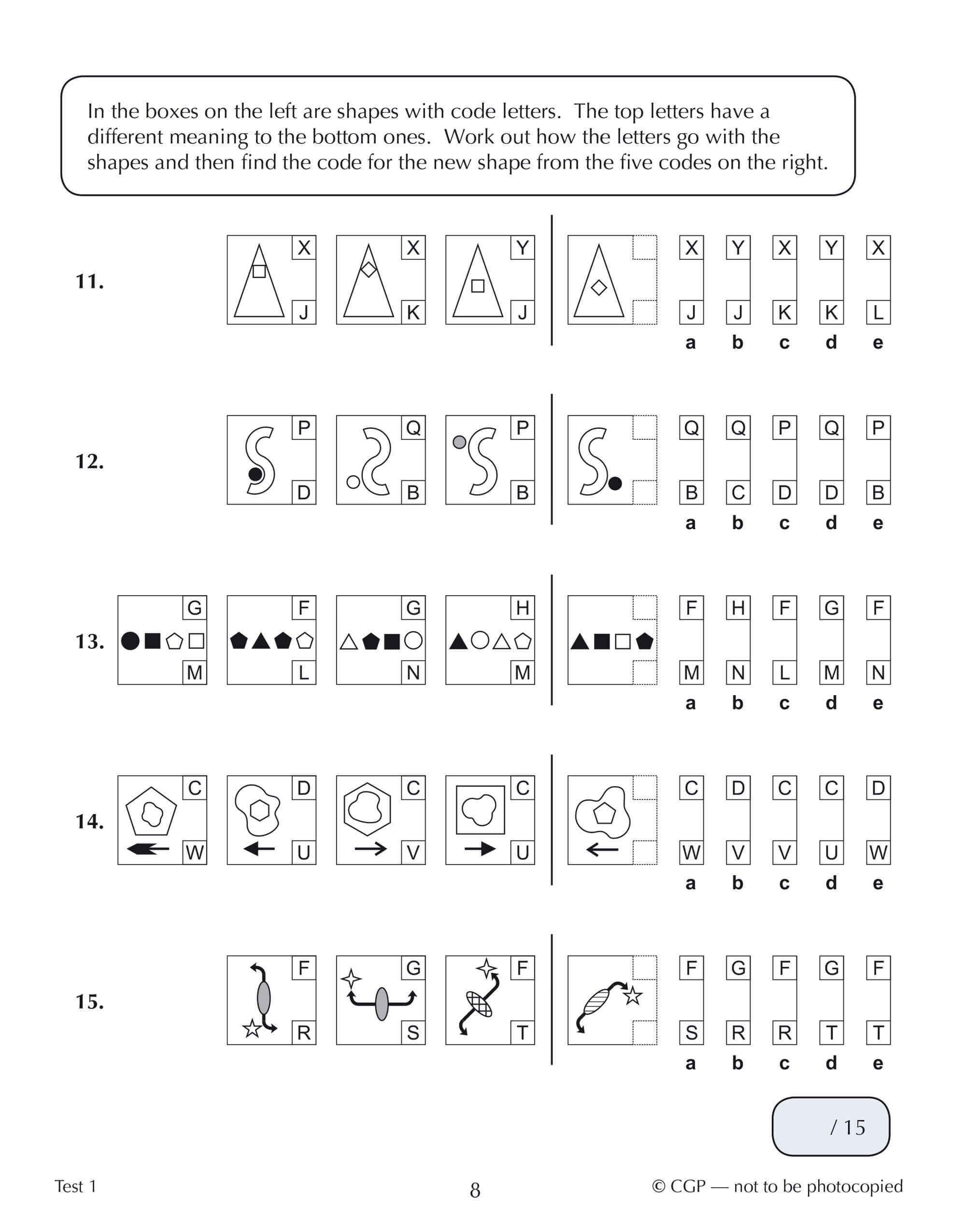 11+ GL 10-Minute Tests: Non-Verbal Reasoning - Ages 10-11 Book 1 (with Online Edition)