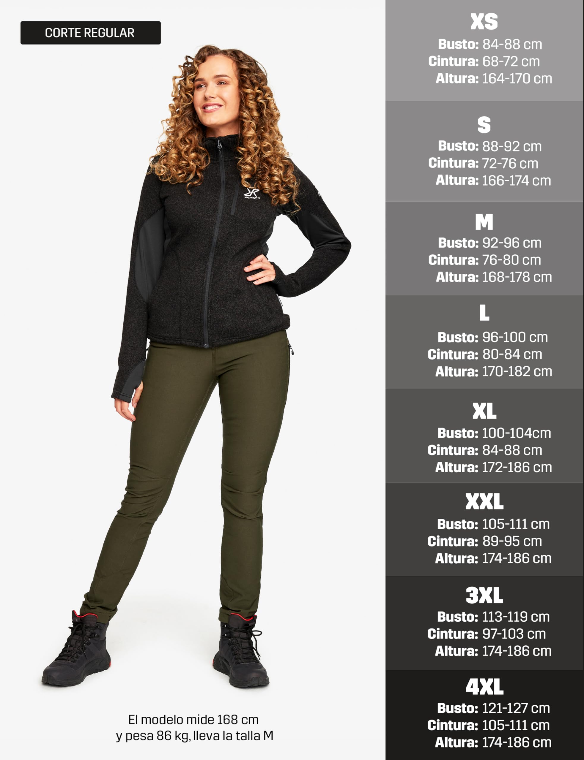 RevolutionRace Fusion Fleece para Mujer, Chaqueta Polar Duradera
