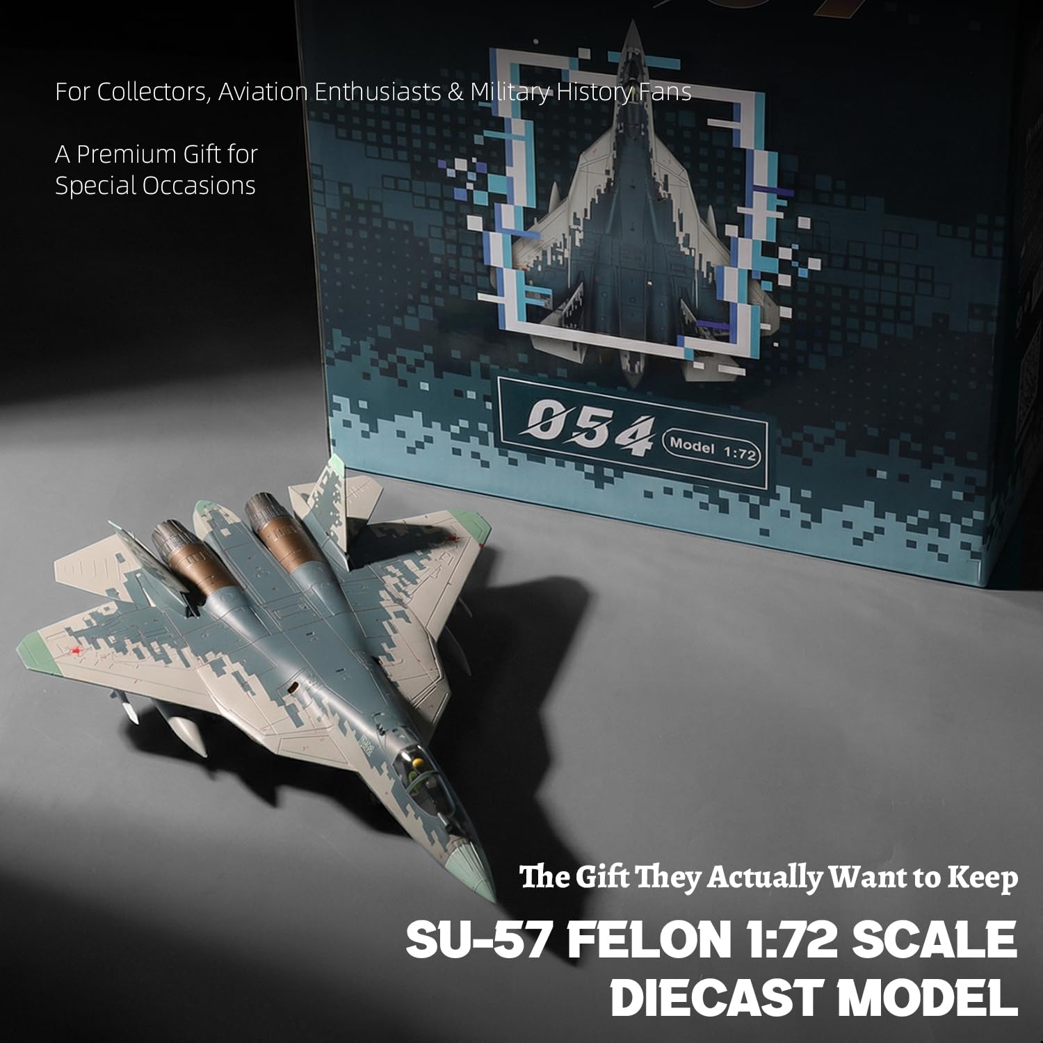 NUOTIE Sukhoi su-57 Felon 1/72 Kit de Modelo de Aeronave de Metal