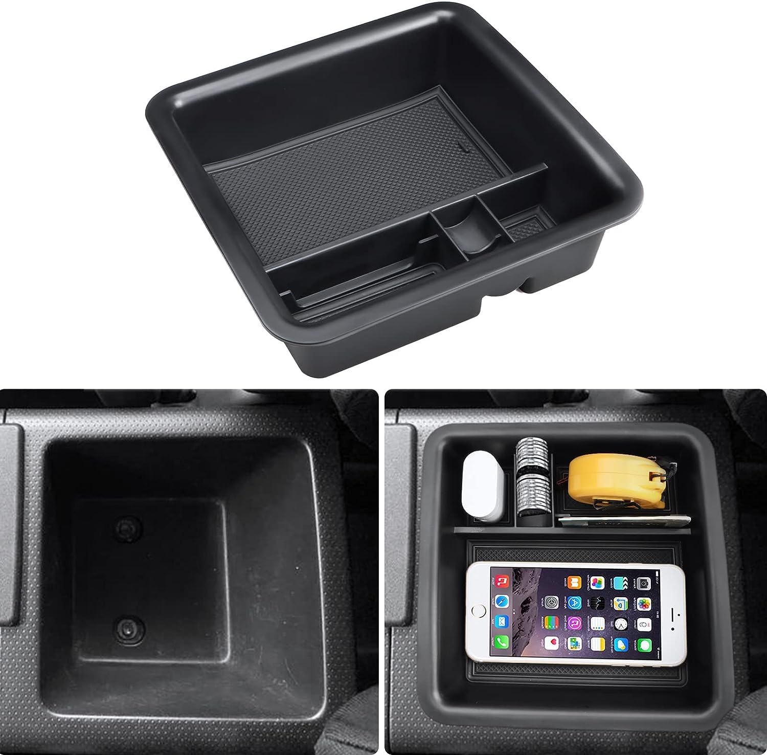Sponsored Ad – Center Console Organizer Tray Compatible for 2007-2020 2021 Toyota FJ Cruiser Accessories Armrest Tray Organizer for Toyota FJ Cruiser 2007-2020 2021 Insert Secondary Storage Box
