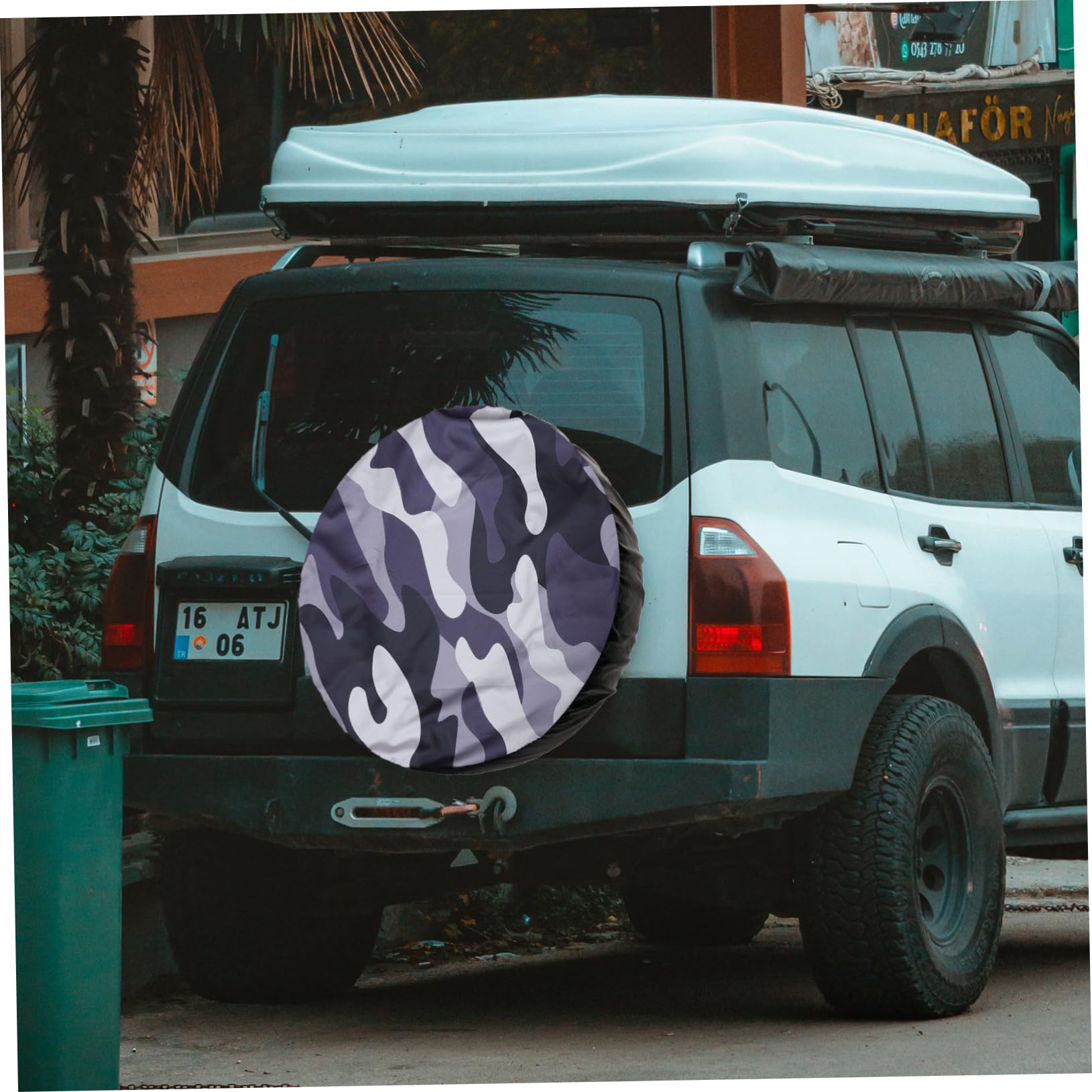 MAGICLULU Copertura Per Ruota Scorta Per Rimorchio Auto Suv Camion Roulotte Accessori Per Camper Protezione Uv e Design Mimetico