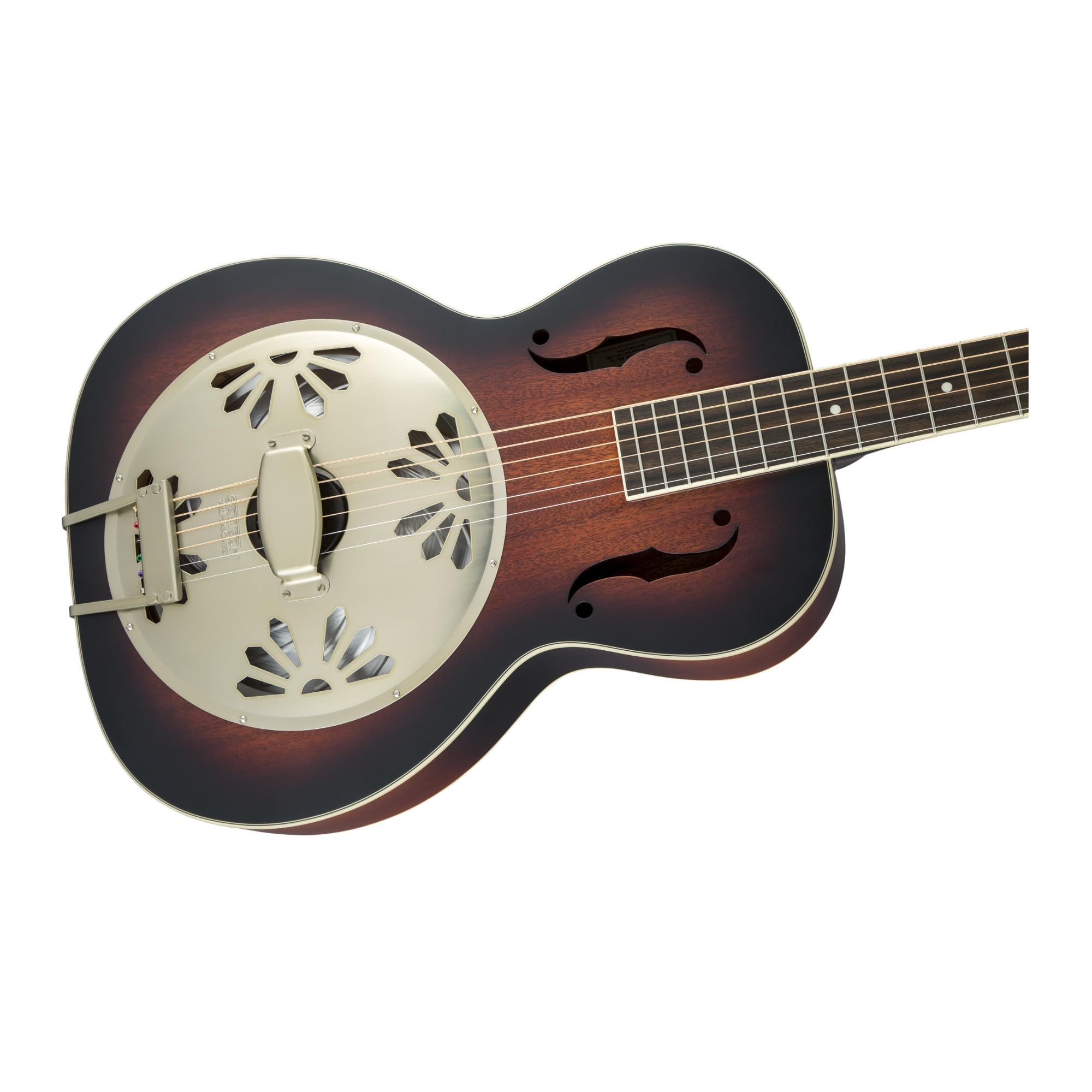 Gretsch G9241 Alligator Round-Neck Biscuit Cone Electro-Resonator (Sunburst) - Chitarra resofonica