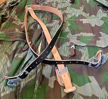 Amazon.co.jp: 第二次世界大戦 ドイツ軍降下猟兵用サスペンダー