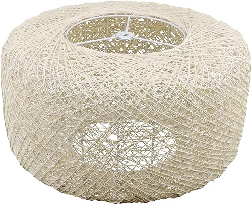 Lámpara colgante de bambú tejida a mano, funciona con pilas, lámpara colgante tejida a mano de ratán, luz tejida a mano, 1 luz colgante para cocina