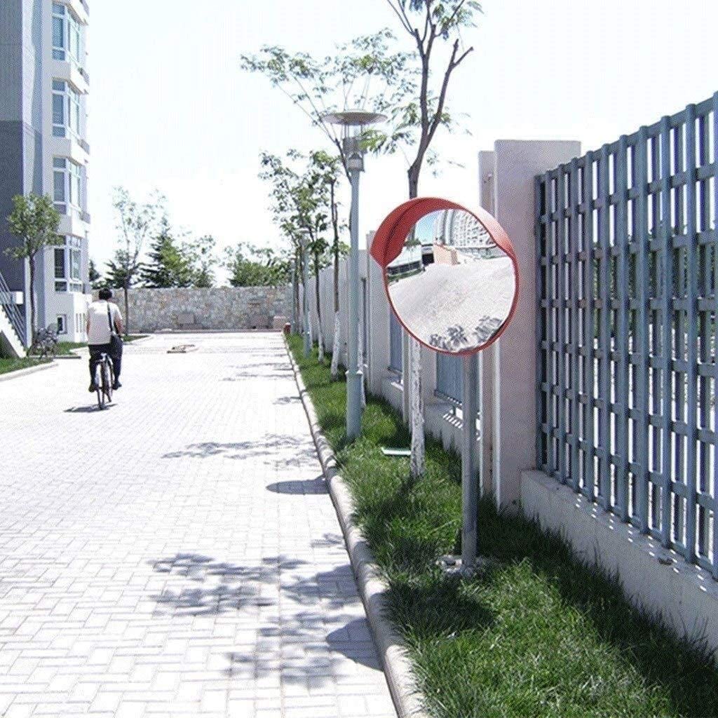 Miroir de sécurité, Miroir de Circulation, Miroir Convexe, PC, Circulaire Externe, Montage Mural, sécurité Longue Distance, Miroir Aveugle (Taille : 80 cm)