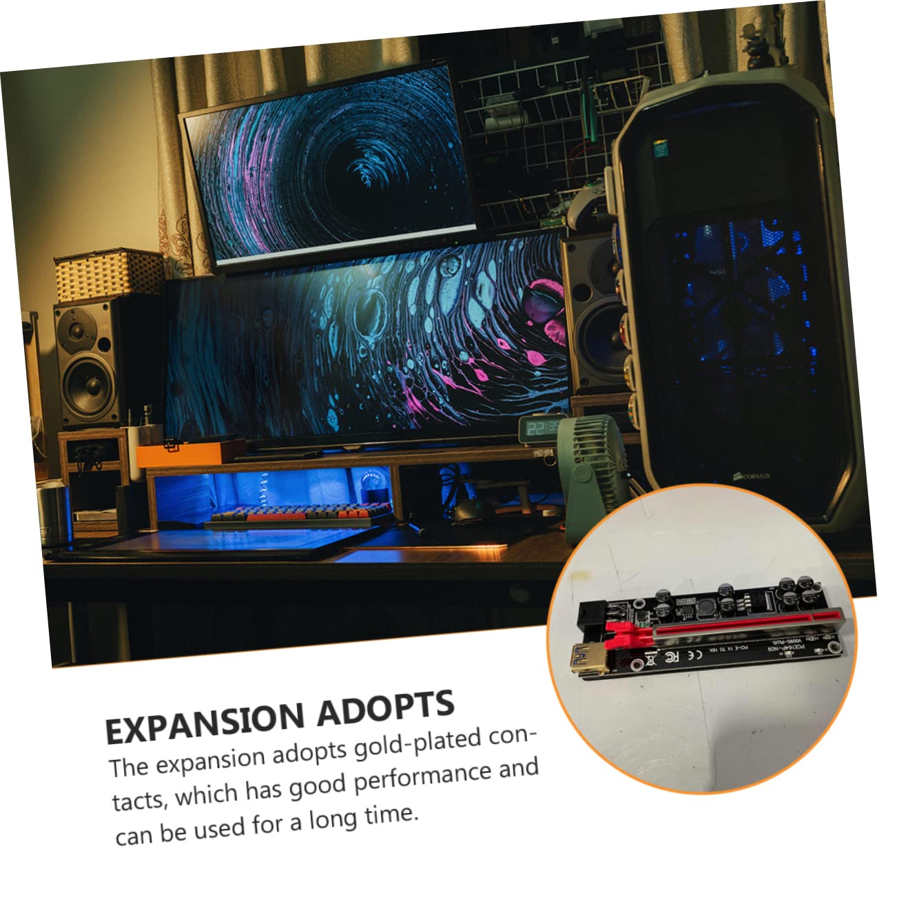 Mining Adapter Jojofuny PCI-E Riser Cable Kit - 5 Pack GPU Extension  Adapters For Crypto Mining Rigs USB 3.0 Riser Card