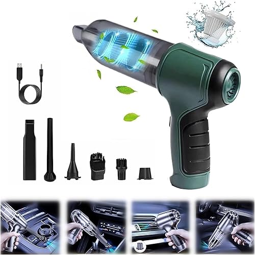 LJXWRF Ezvac Pro - Aspiradora portátil de mano Ezvacpro, aspiradora de coche Hyggevalg, aspiradora inalámbrica de mano para automóvil, 9000 pa,