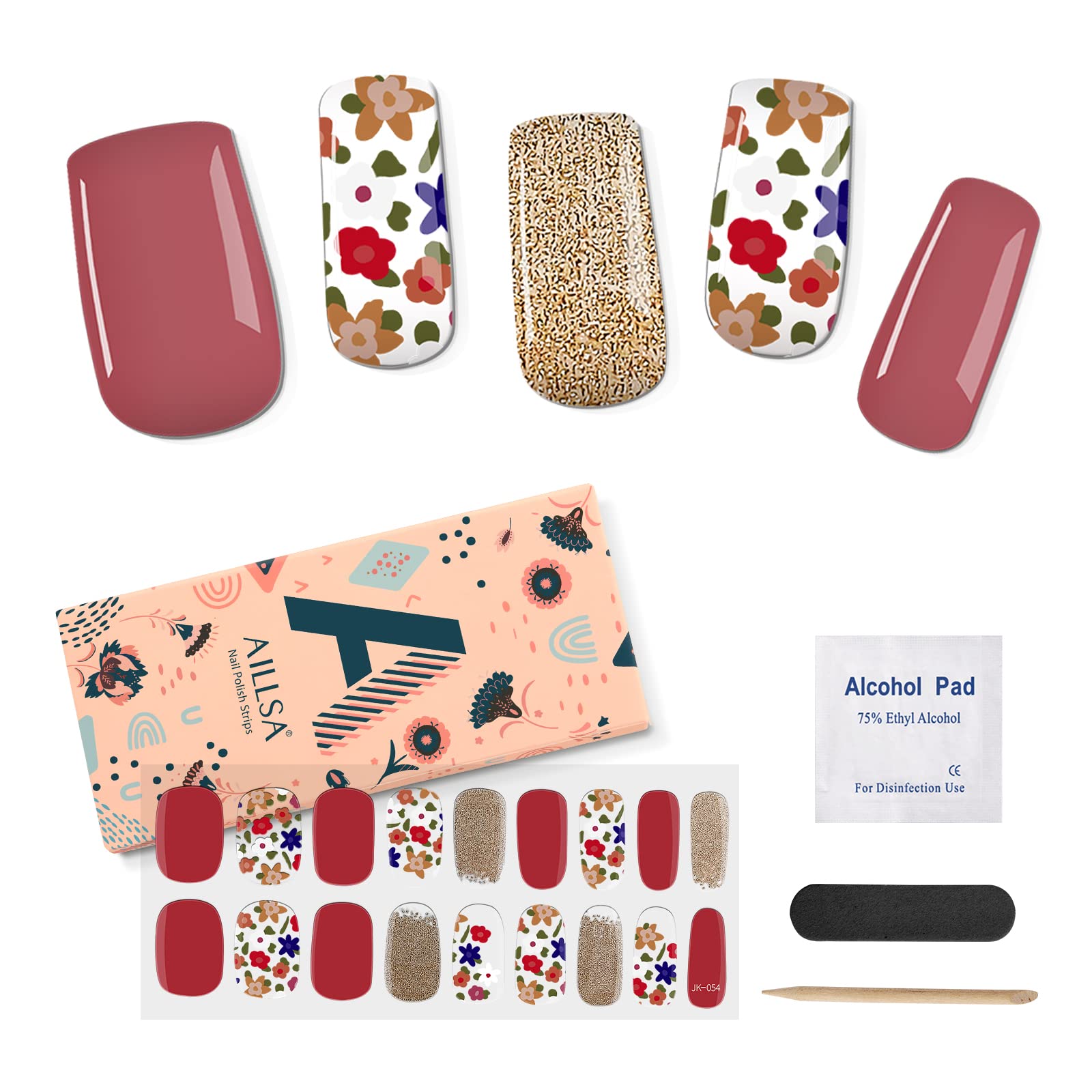 Amazon | AILLSA ジェルネイルシール セミキュアジェルネイル ネイル