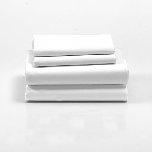 Cuddledown Dreamstead - Juego de sábanas 100 % algodón, 300 hilos, tejido satinado de lujo, algodón peinado puro, suave, resistente a las arrugas,