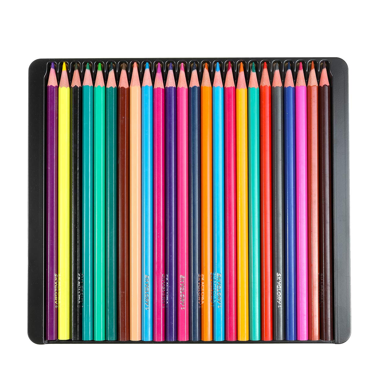 VIDOO 12/24/36/72 Couleurs Crayons De Couleur À l'huile Professionnels Ensemble Artiste Peinture Croquis Bois Couleur Crayon Fournitures d'art Scolaire - 72 Colors